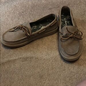 L.L. Bean Men's Brown Boat Shoes